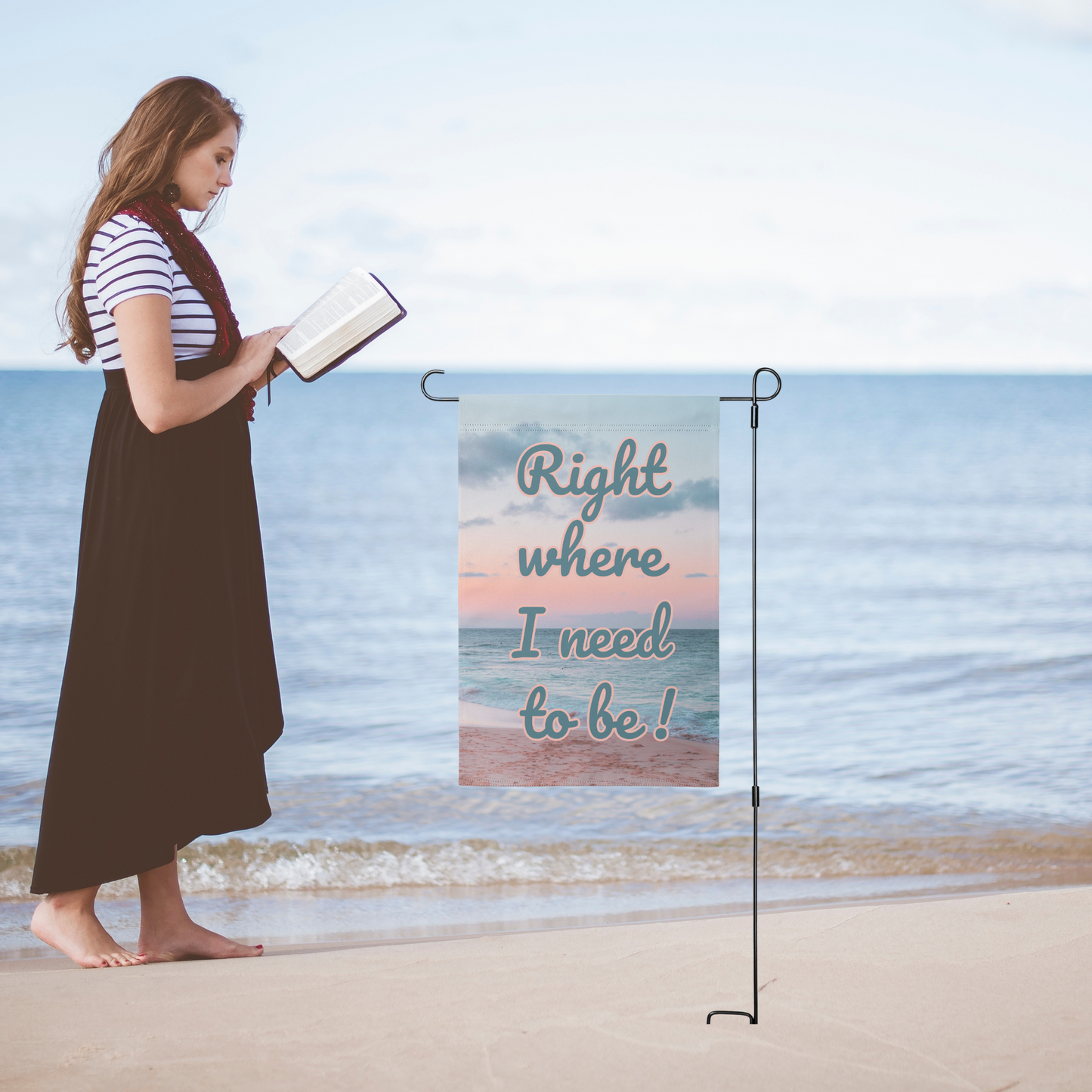 Where I Need To Be Garden Flag, 6 Styles