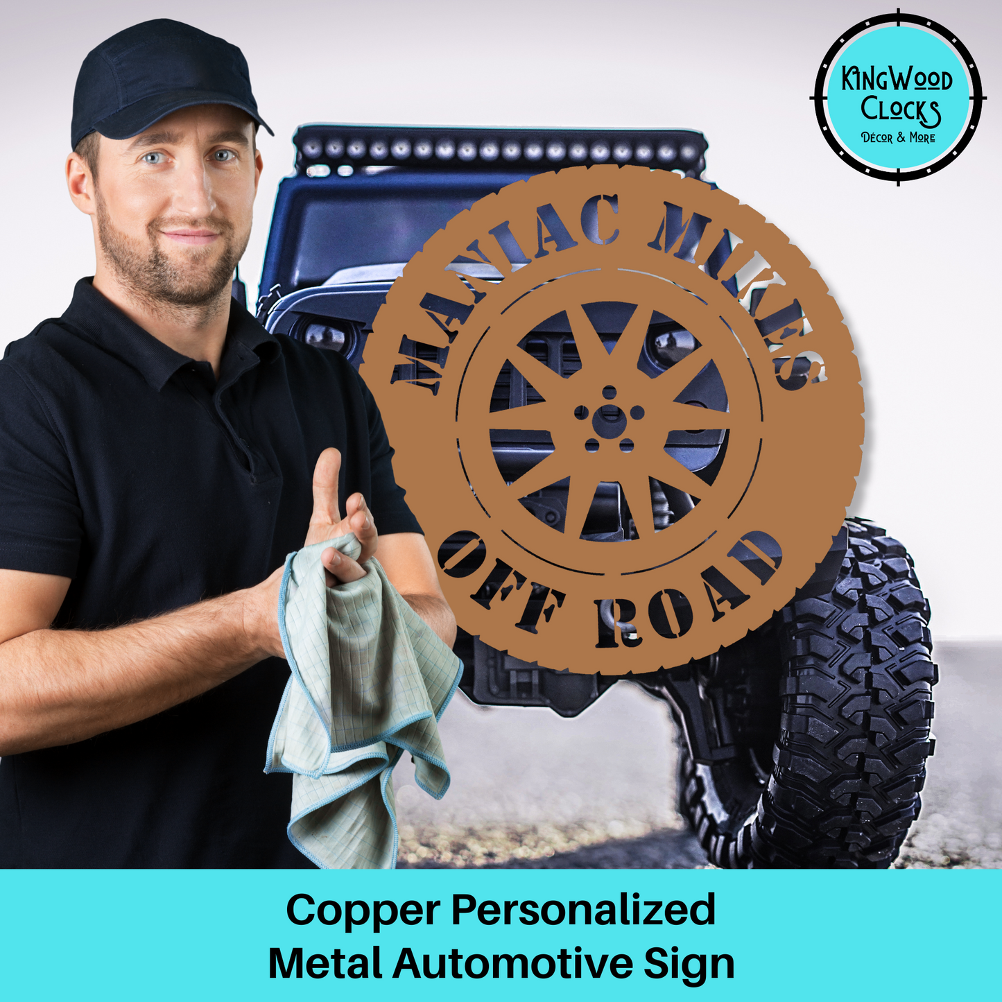 Personalized Metal Automotive Sign