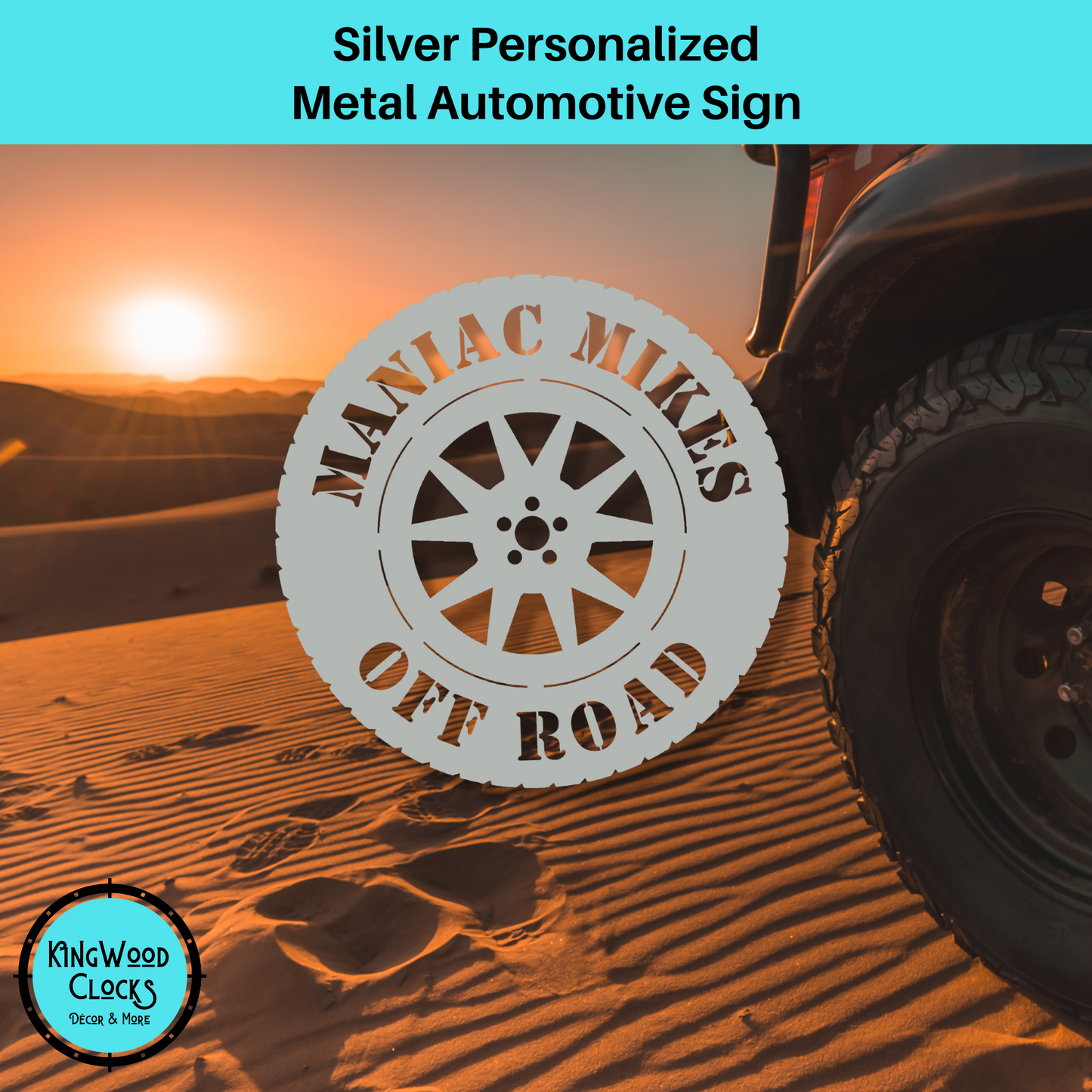 Personalized Metal Automotive Sign