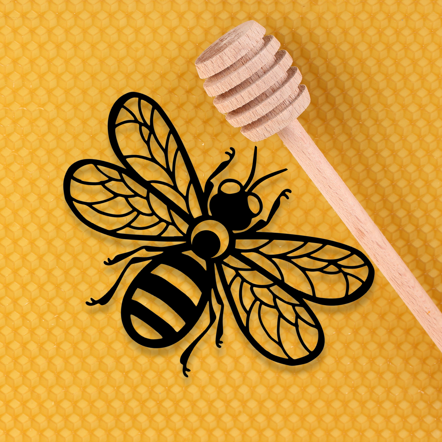 Honey Bee Metal Wall Art, Outdoor Garden Beehive Decor, Outside Fence Hanging Artwork, Honey Bee lover, Bug Art, Kids Bedroom Decor Ideas