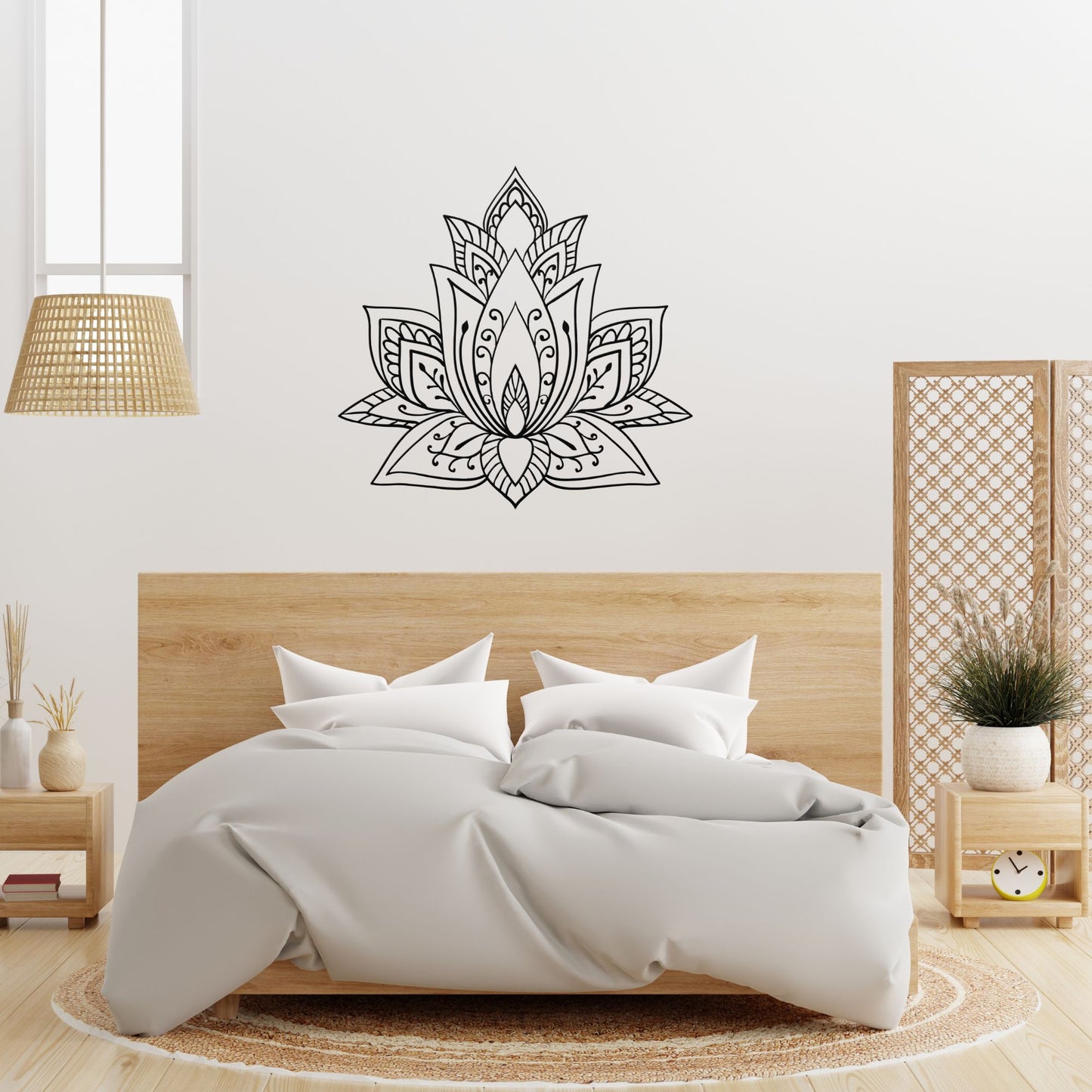 Lotus Mandala Metal Wall Art