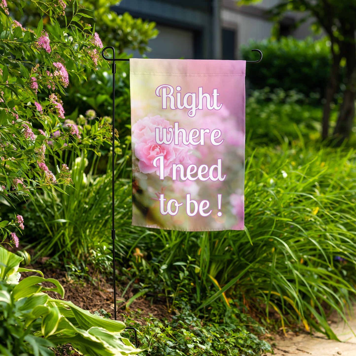 Where I Need To Be Garden Flag, 6 Styles