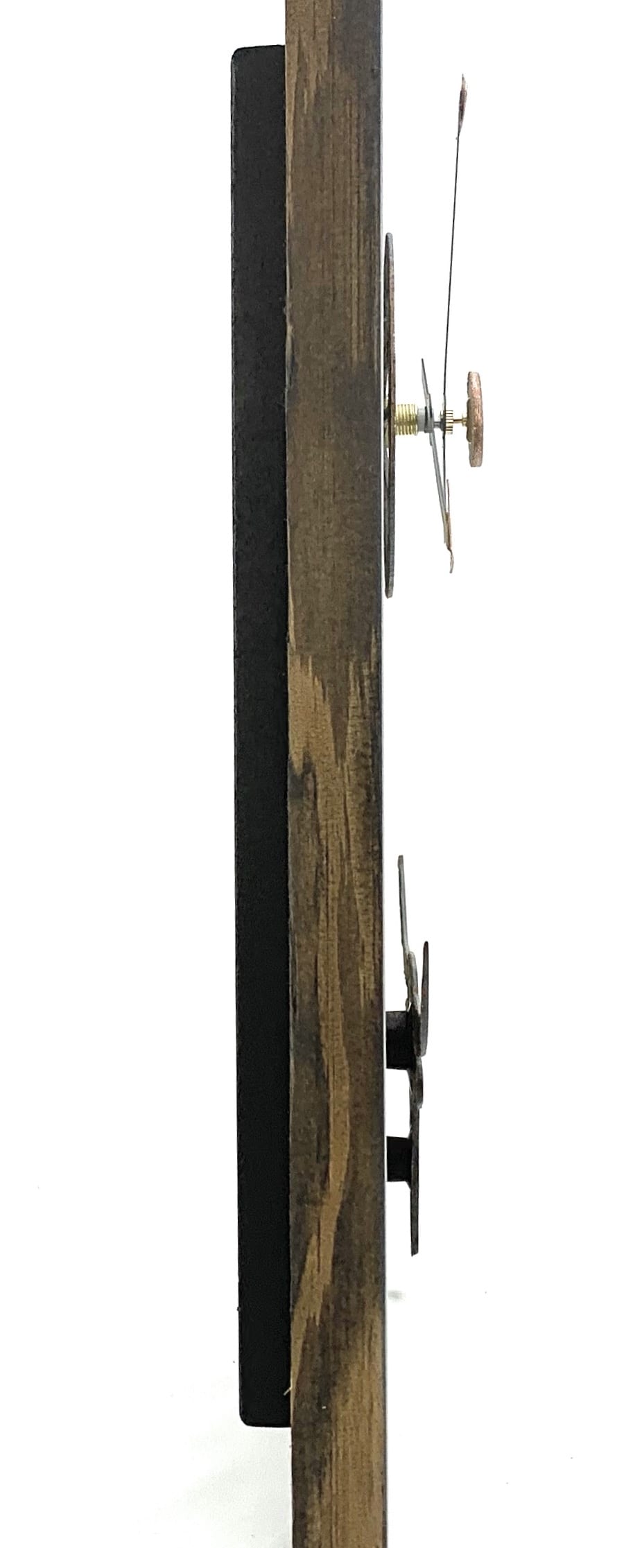 KingWood Wood & Metal Wall Clock "Longhorn Wagon Wheel"