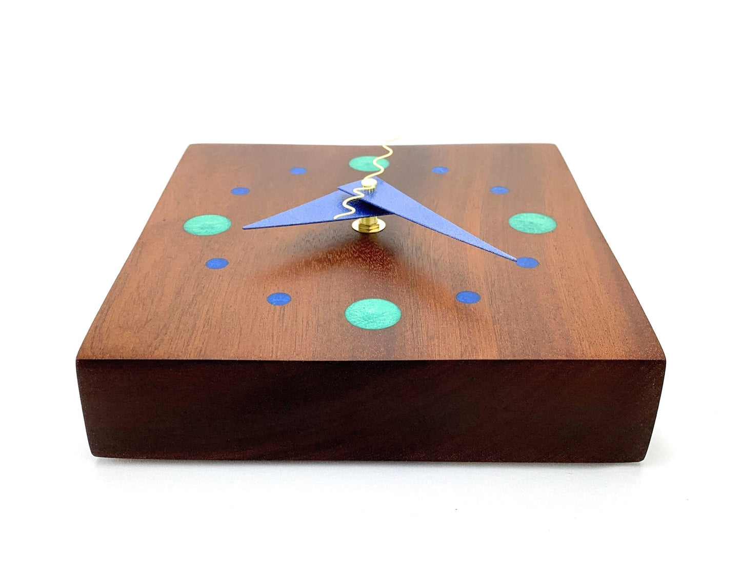 KingWood Reclaimed Cedar Slab Wall Clock "Soda POP"