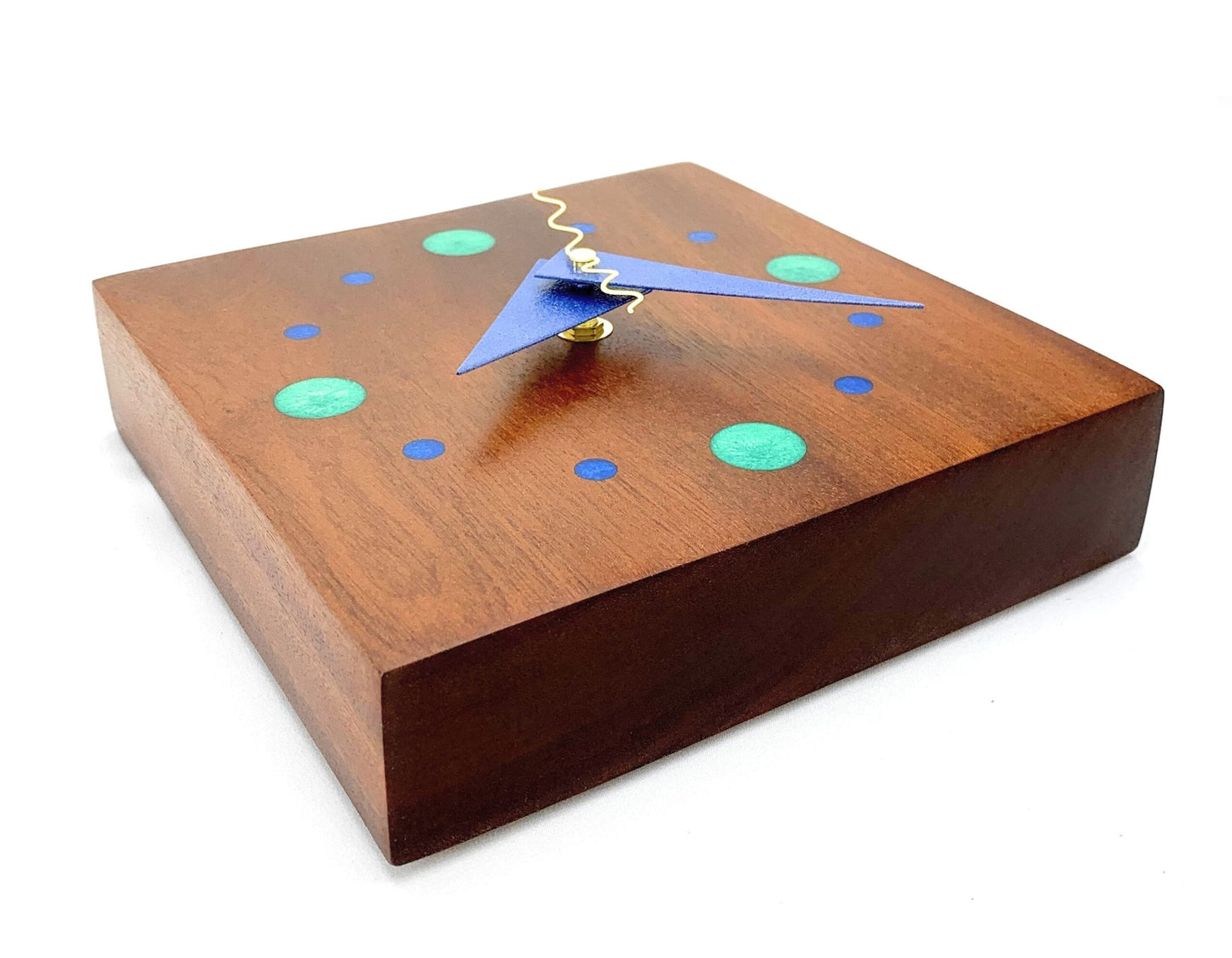KingWood Reclaimed Cedar Slab Wall Clock "Soda POP"