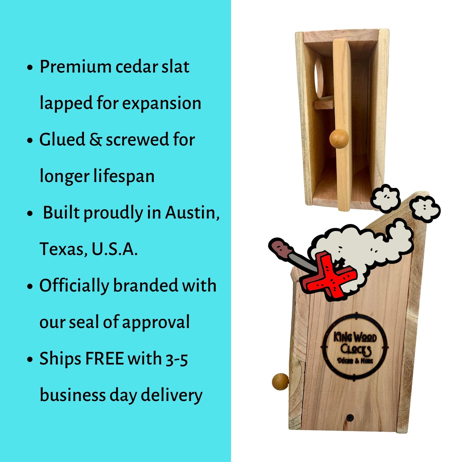 KingWood Little Owl Box is officially branded