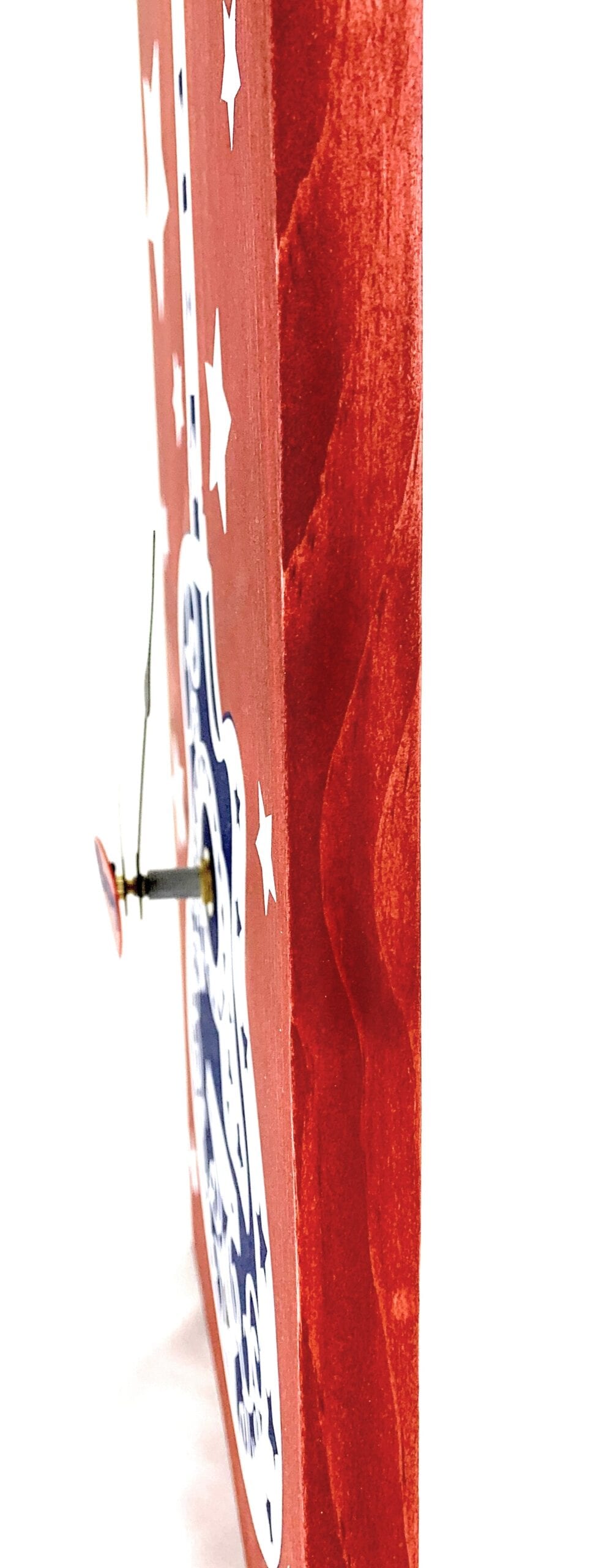 KingWood "Guitar Star" Wood Plank Wall Clock