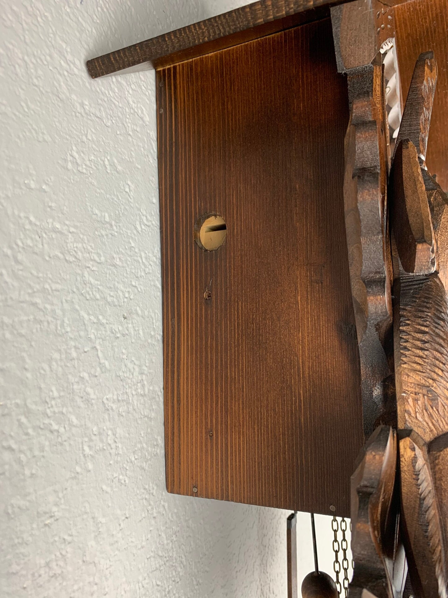 Dold 8 Day Hunter Cuckoo Clock, German Black Forest Clock