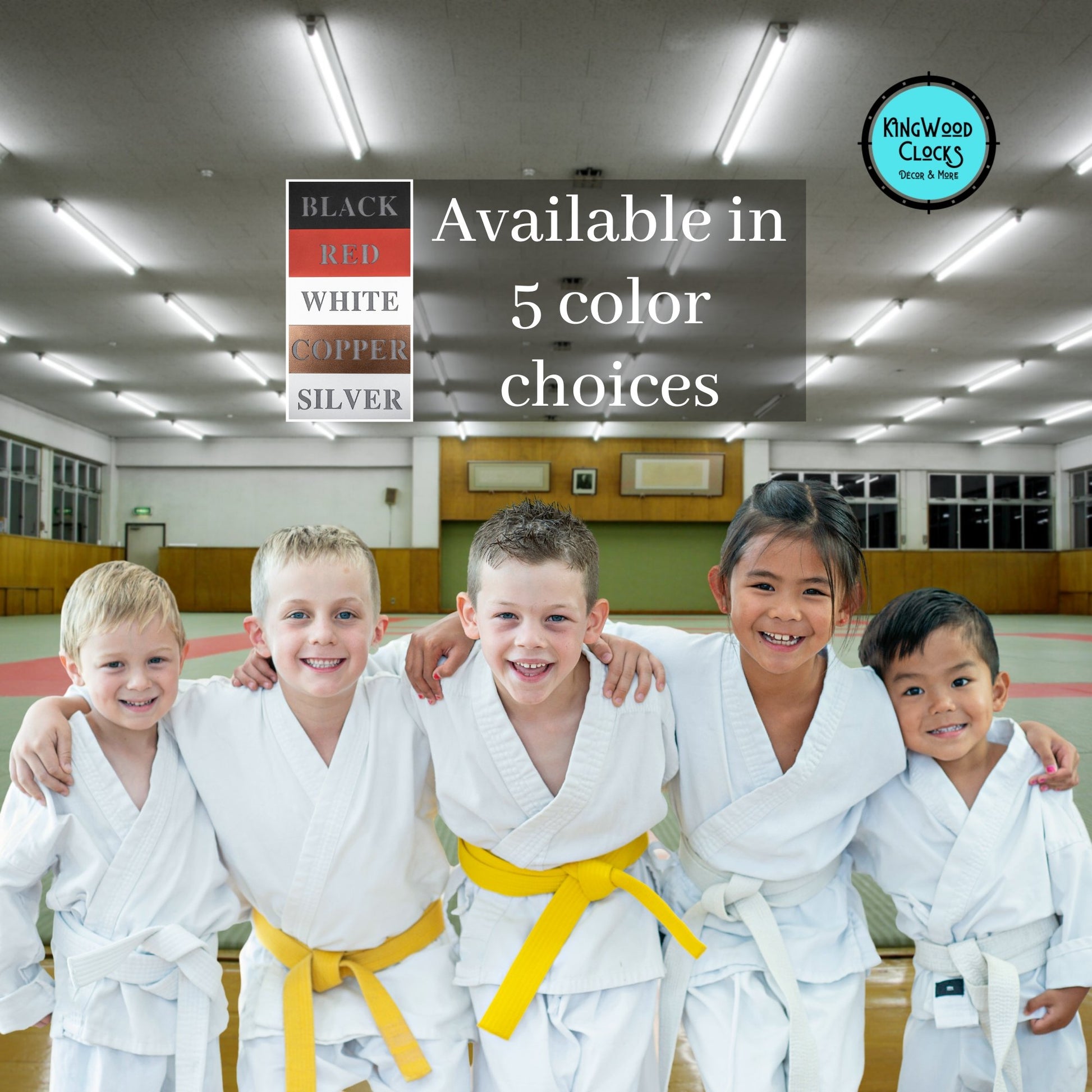 Personalized Martial Arts Boy Metal Wall Art