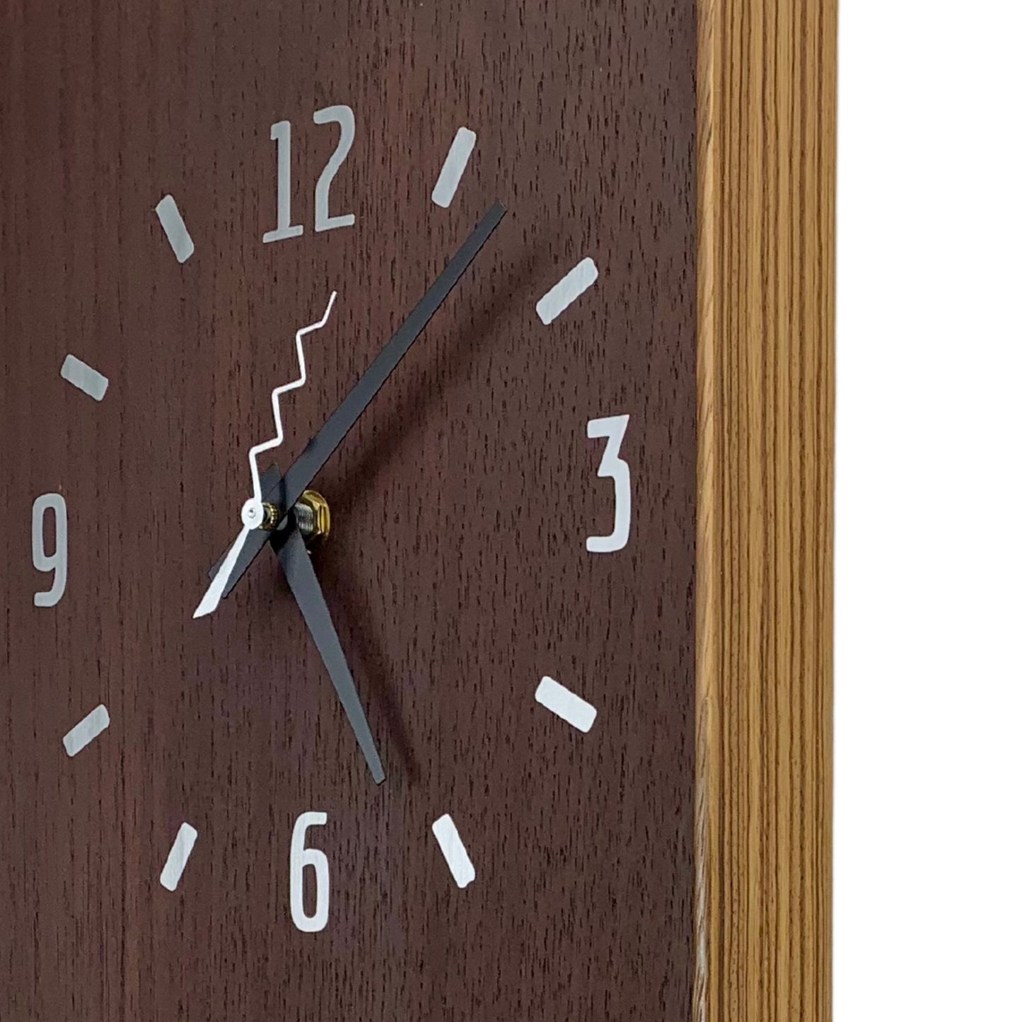SOLD - KingWood Pendulum Clock In Cedar & Zebra Wood