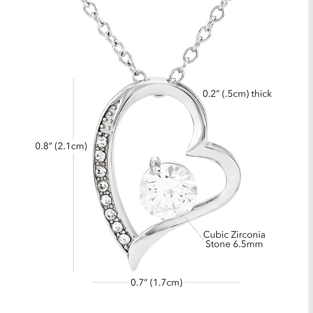 My Amazing Mom Necklace Measure size chart