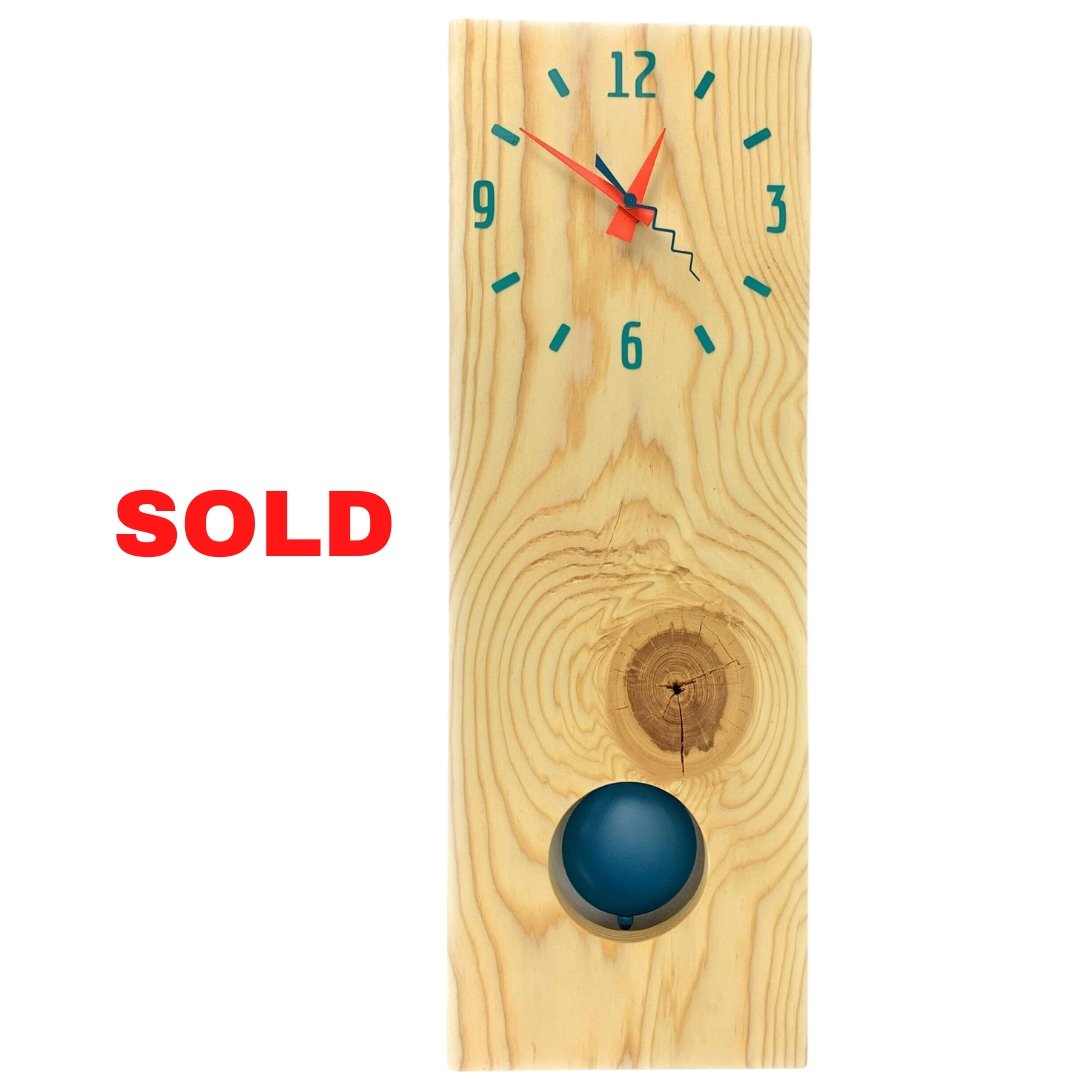 KingWood Sante Fe Pine Pendulum Wall Clock
