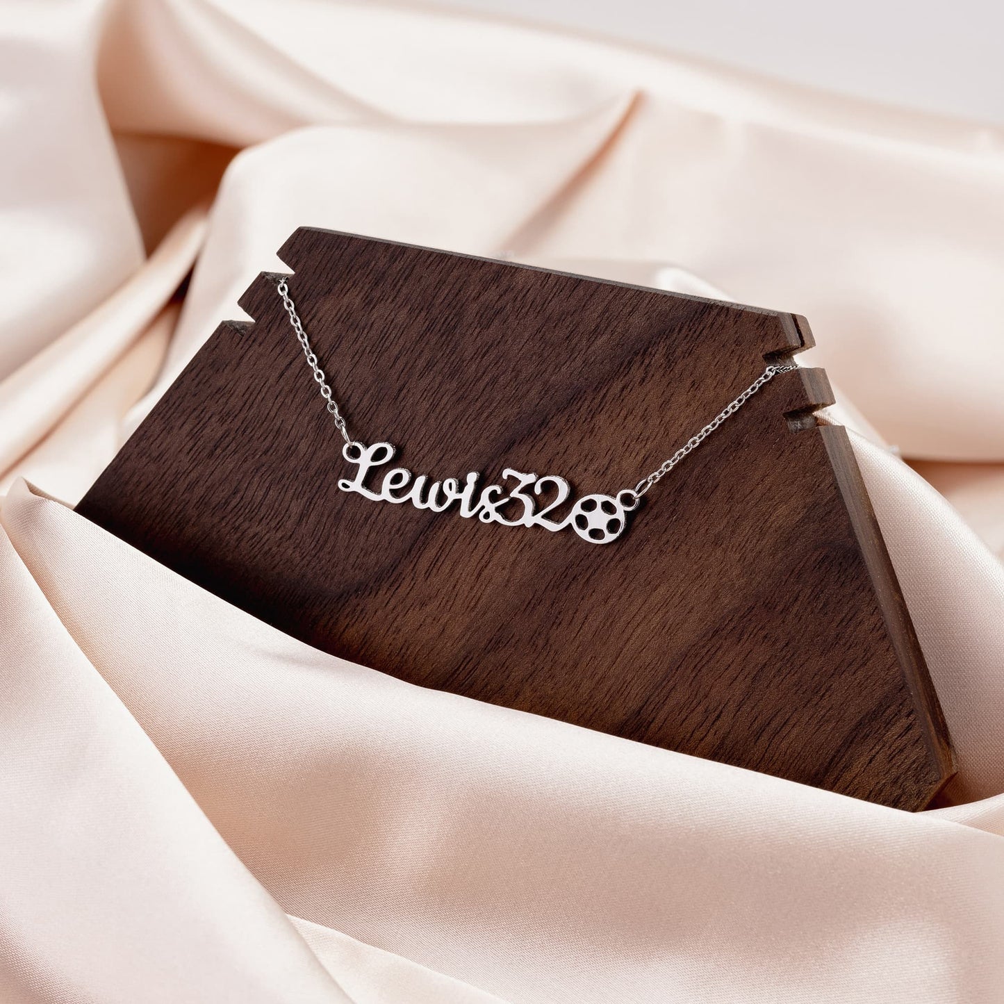 Personalized Sports Mom Name Necklace Gift for Mother's Day