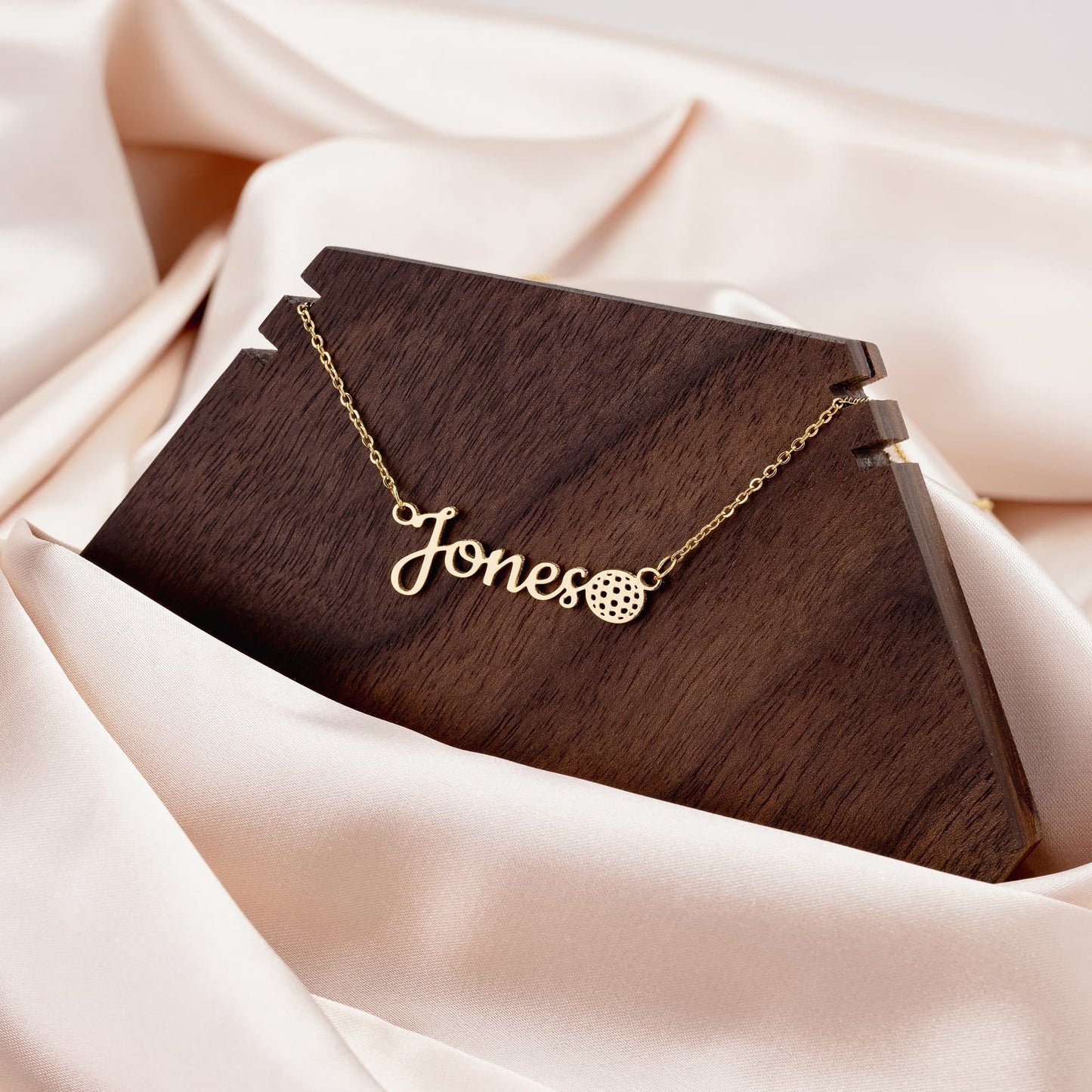Personalized Sports Mom Name Necklace Gift for Mother's Day