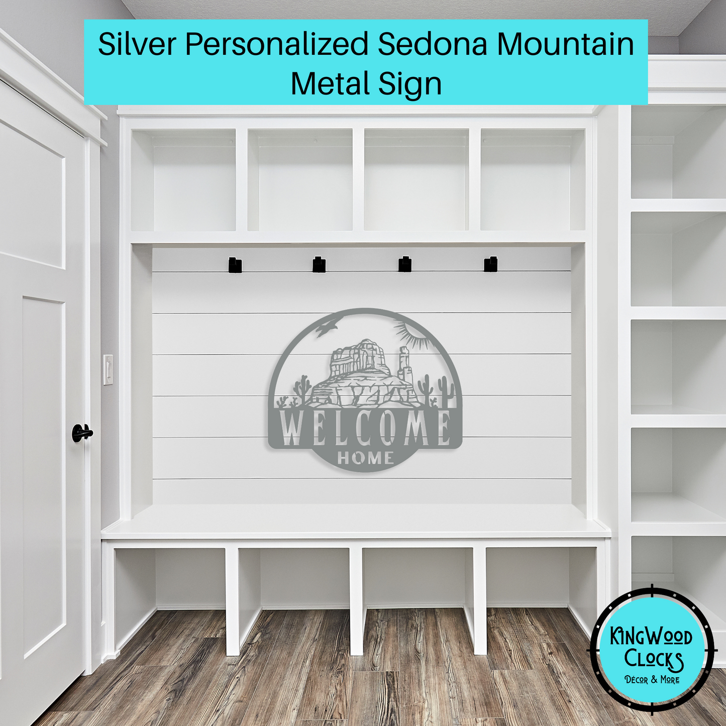 Personalized Sedona Mountain Metal Sign