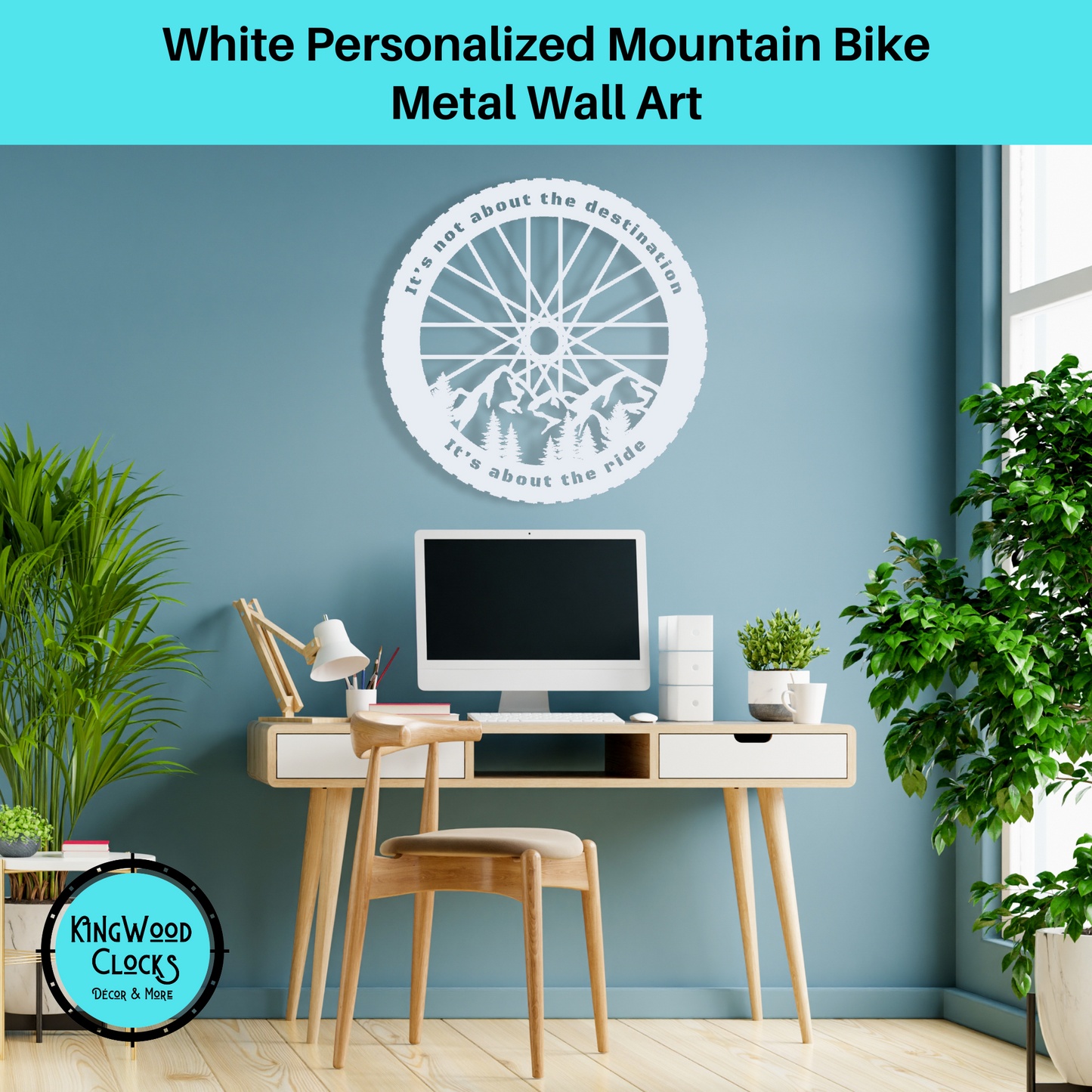 Personalized Mountain Bike Metal Wall Art