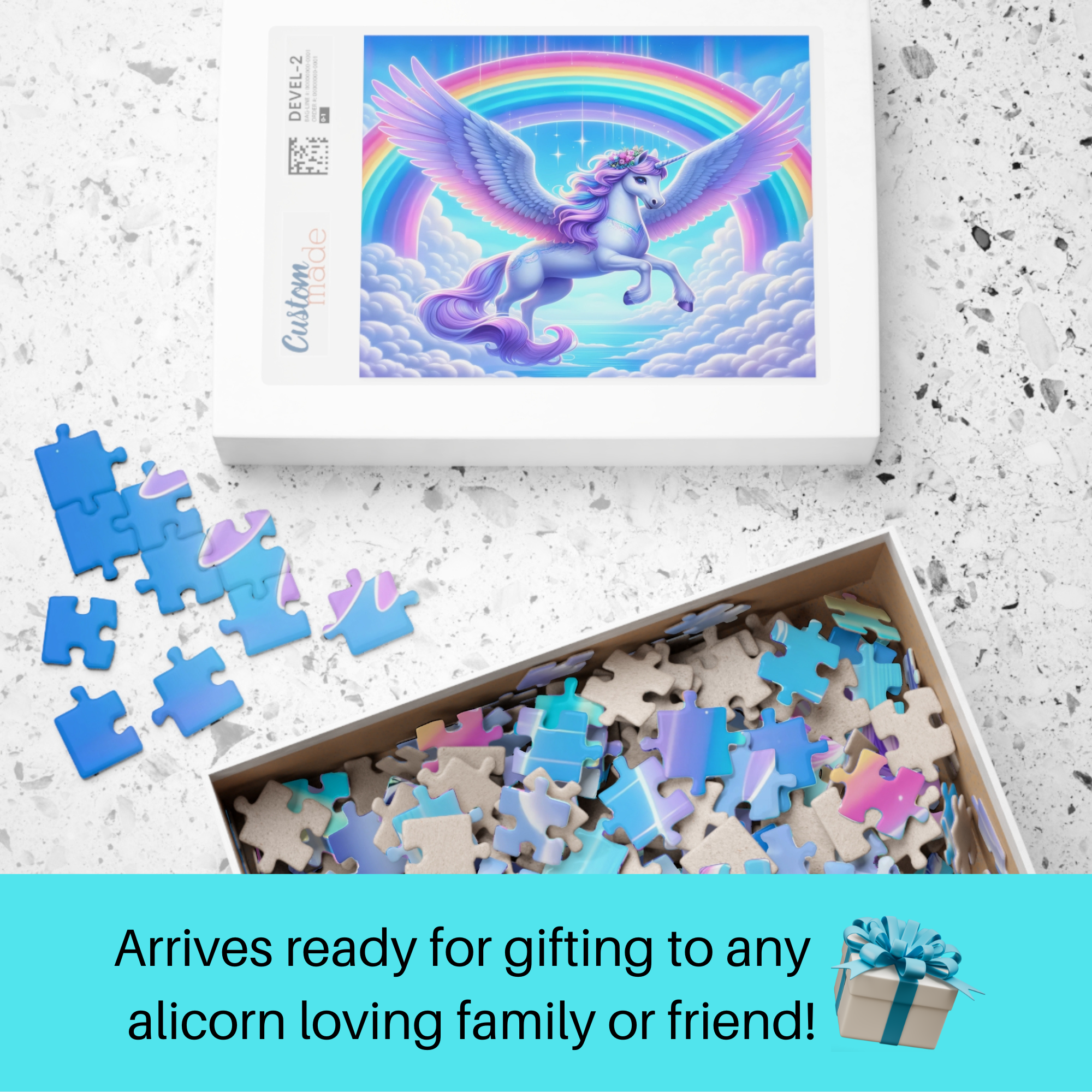Alicorn Rainbow Puzzle | 110, 520 Piece
