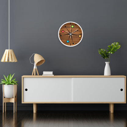 Mid Century Modern Colorful Ball Clock