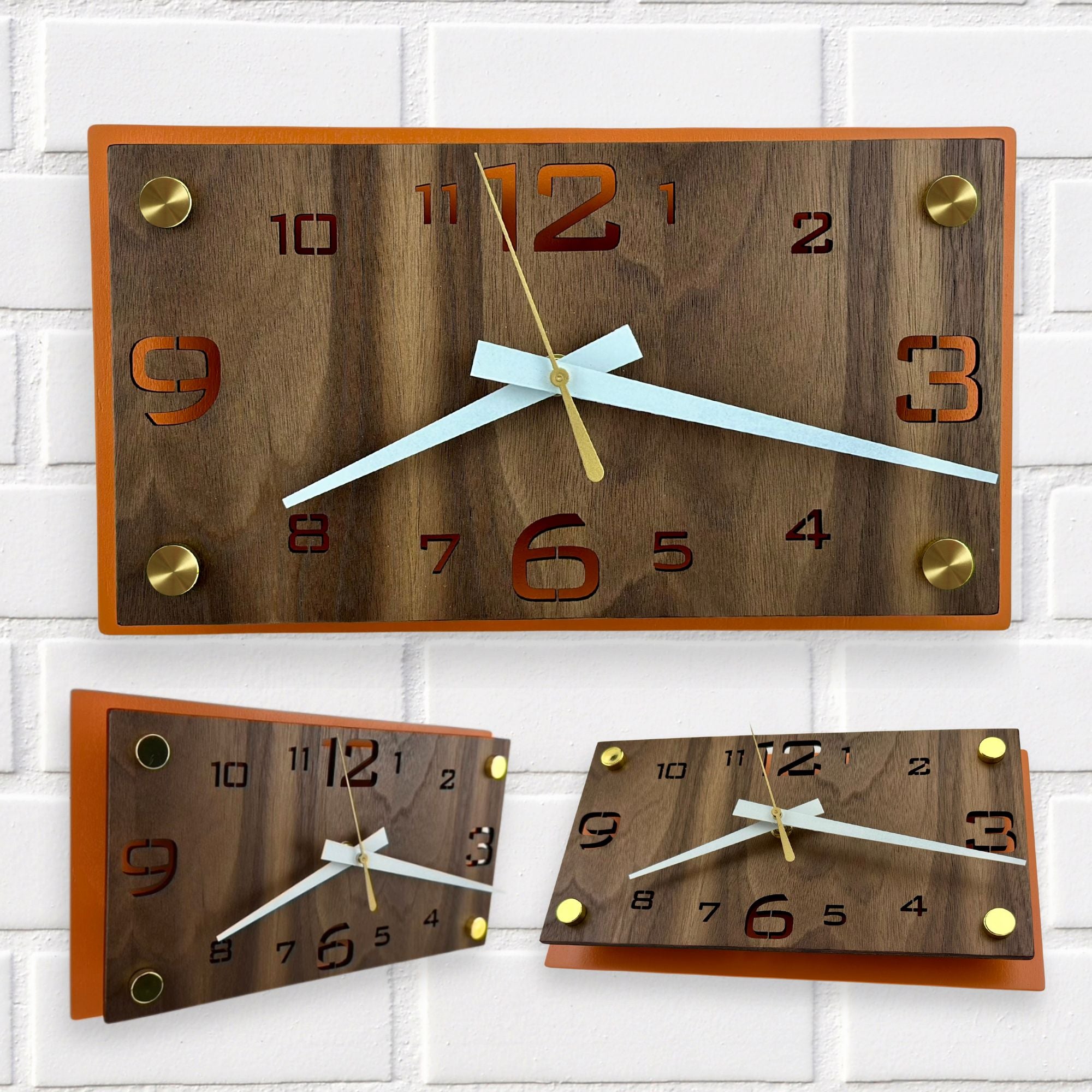MCM Rectangle Wall Clock,