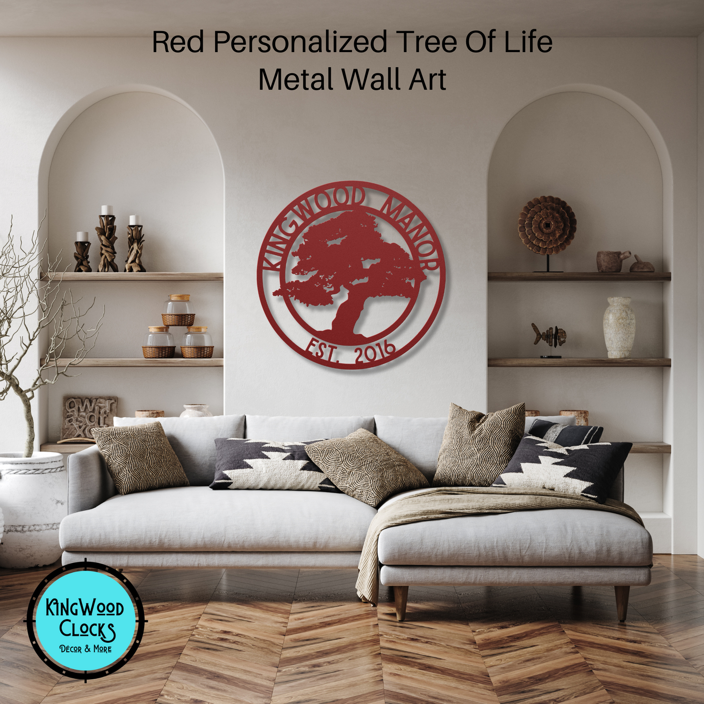 Personalized Tree Of Life Metal Wall Art