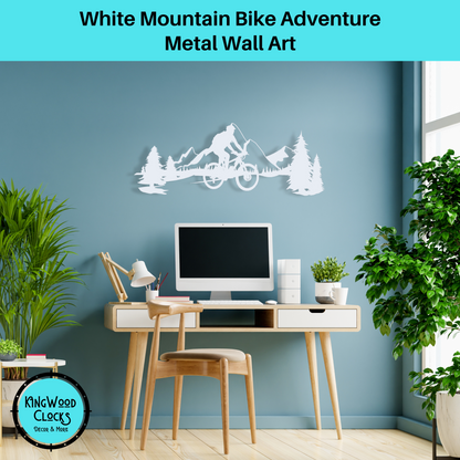 Mountain Bike Adventure Metal Wall Art