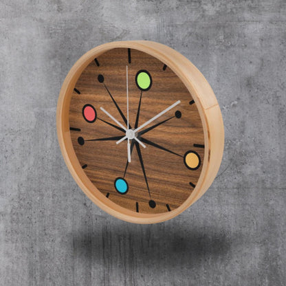 Mid Century Modern Colorful Ball Clock