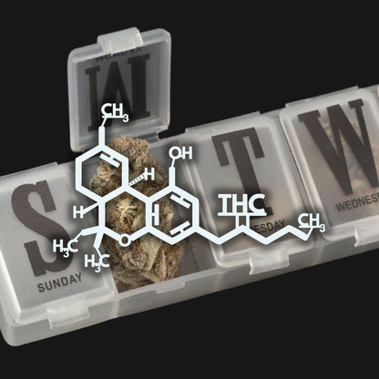 Marijuana Molecule Metal Wall Art, Cannabis Smoke Room Decor