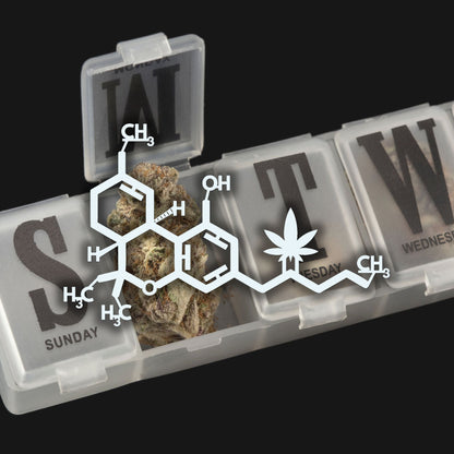 Marijuana Molecule Metal Wall Art, Cannabis Smoke Room Decor
