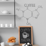Load image into Gallery viewer, Coffee Molecule Metal Wall Art at barista drink station
