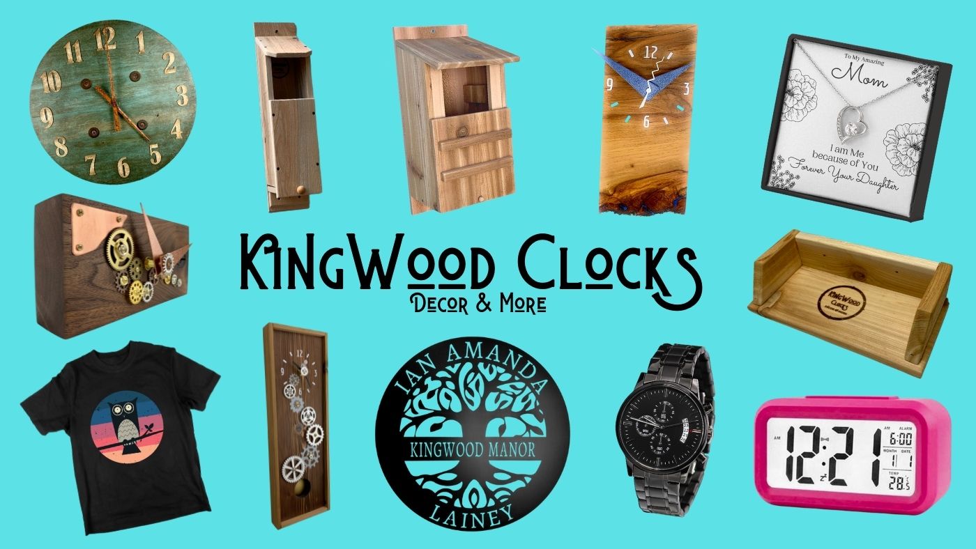 KingWood Clocks Décor & More Gift selections, clocks, decor, and outdoor living including the KingWood Original Cedar Owl House for owl nesting