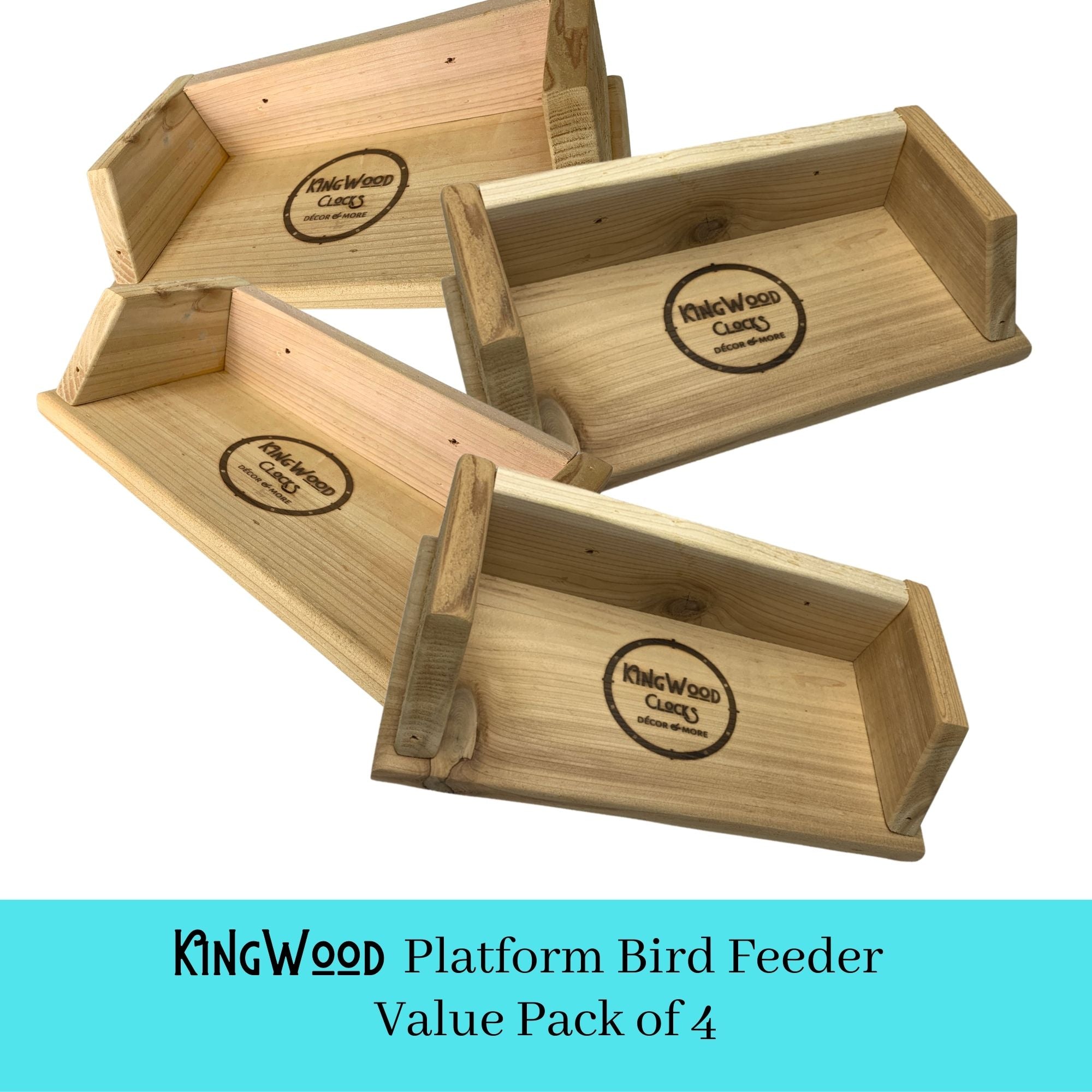 KingWood Platform Bird Feeder Kit | Squirrel Feeder