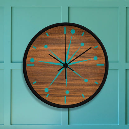 Mid Century Modern Asterisk Wall Clock