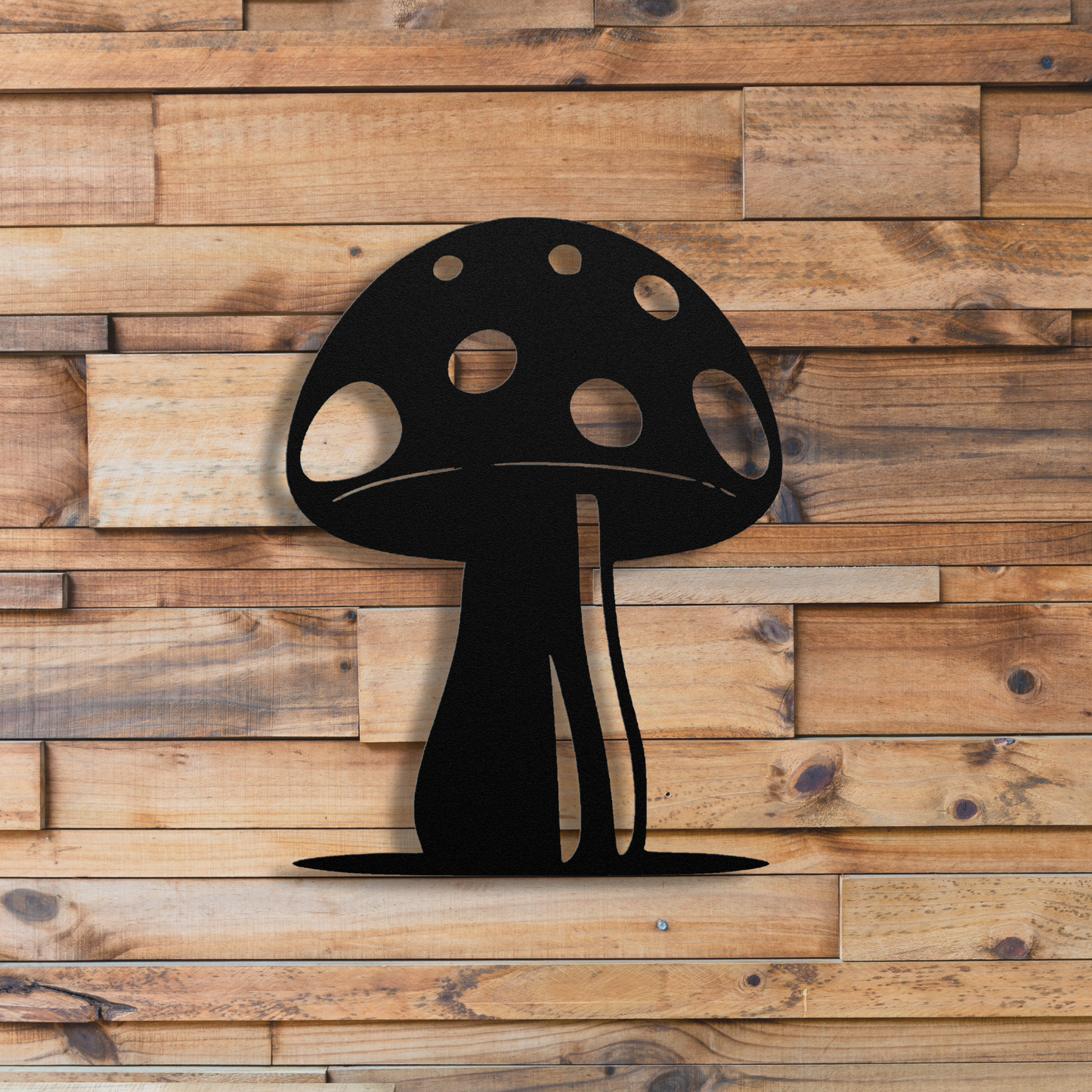 Single Mushroom Metal Wall Art, Toadstool Boho Wall Hanging, Earthy Living, Fungus Room Decor, Psychedelic Mushroom Garden, Mycelium Nerd