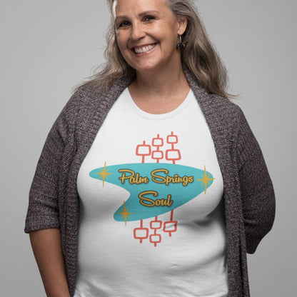 Retro "Palm Springs Soul" T‑Shirt, Unisex