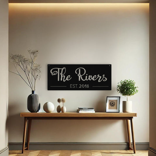 Personalized MCM Rectangle Name Sign