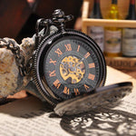 Load image into Gallery viewer, Hollow Mechanical Pocket Watch
