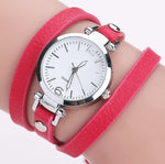 Load image into Gallery viewer, Women&#39;s Circle Bracelet Watch PU Strap
