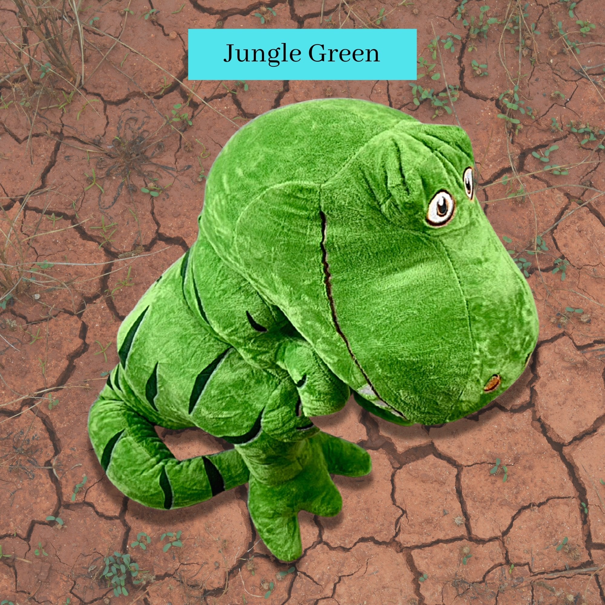 My BIG Dinosaur Plush Toy in jungle green