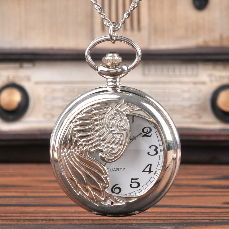 Flying Eagle Quartz Pocket Watch