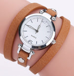 Load image into Gallery viewer, Women&#39;s Circle Bracelet Watch PU Strap

