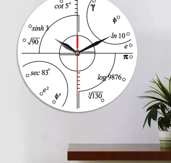 Creative Mathematical Formula 1 Acrylic Wall Clock