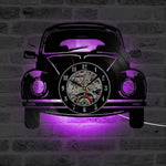 Load image into Gallery viewer, Classical Car Circular Hollow Vinyl Record Wall Clock
