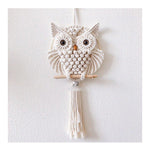 Load image into Gallery viewer, The owl tapestry was hand-woven
