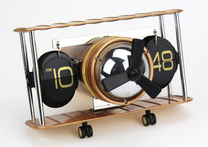 Creative Personality Art Modeling Clock, European-style Airplane Model Clock