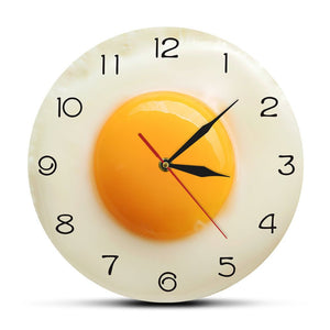 Poached Egg Wall Clock