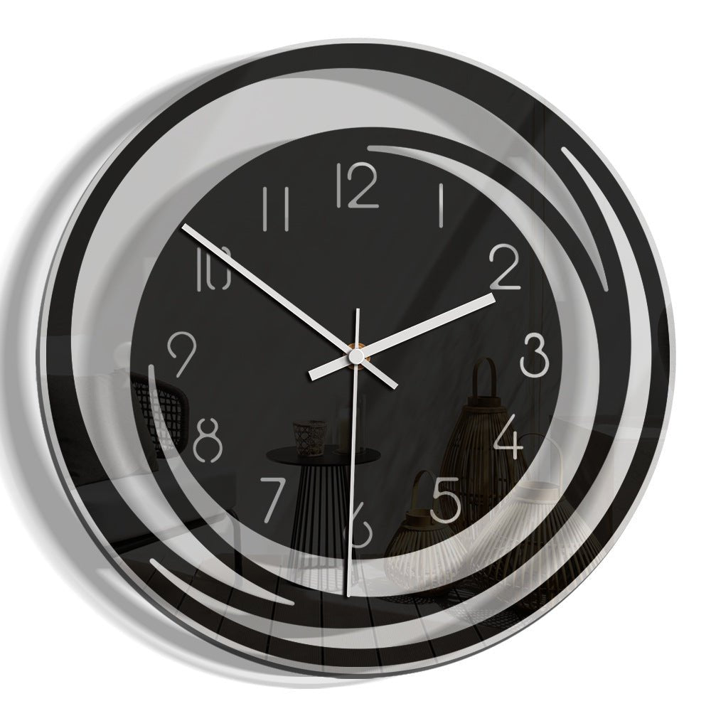 Minimalist Nordic Style Transparent Silent Clock