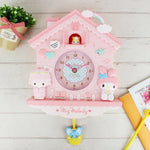 Load image into Gallery viewer, Cartoon Battery Swing Wall Clock Children&#39;s Princess Room Cute Decoration Clock
