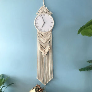 Woven Tapestry Wall Clock