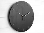 Load image into Gallery viewer, Wooden Round Wall Clock Simple Living Room Study Clock
