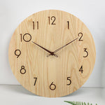 Load image into Gallery viewer, Black Walnut Solid Wood Wall Clock Nordic Simplicity
